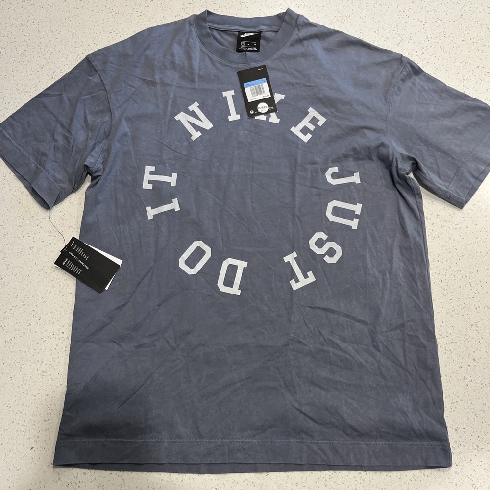 Nike NSW JDI Washed Tie Dye Men T-Shirt Blue AR2933 490 Size Medium NWT